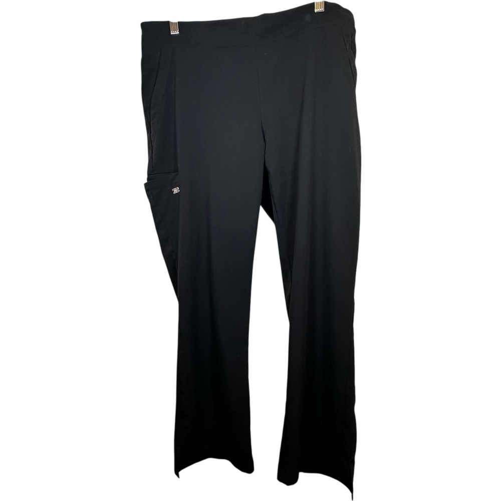 Grey's Anatomy Signature Black Cargo Scrub Pants Large Petite LP